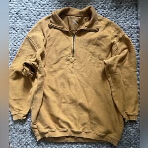 Aerie quarter zip oversized Henley size small